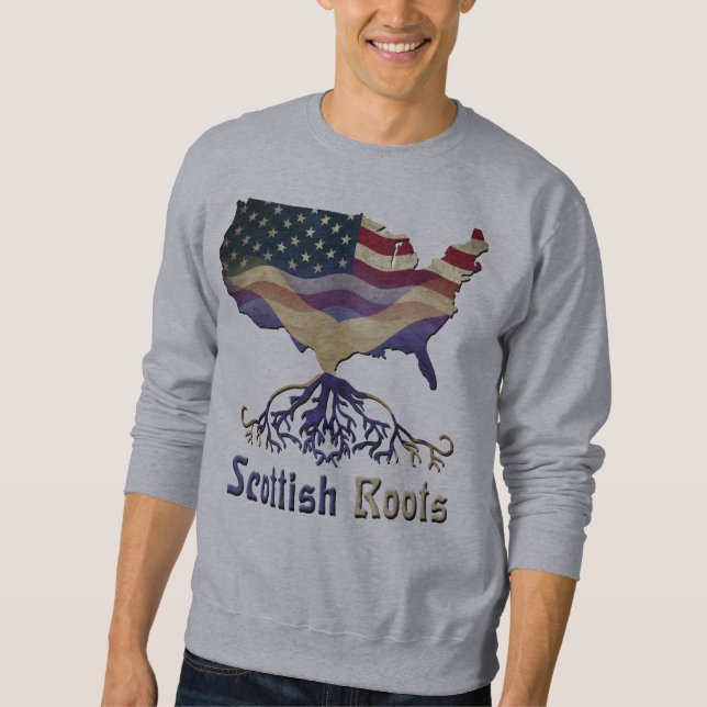 Scottish American Roots Sweatshirt (Framsida)