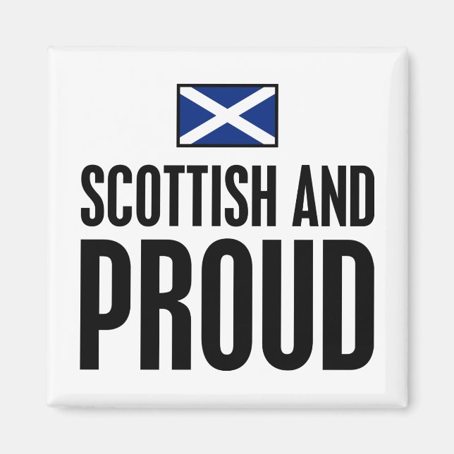 Scottish and Proud Magnet (Framsidan)
