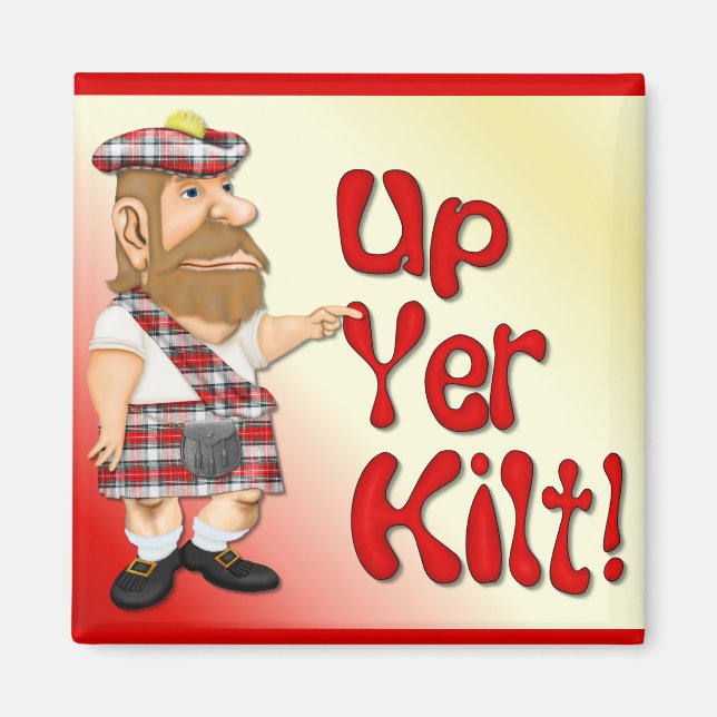 Scottish Attitude Magnet (Framsidan)
