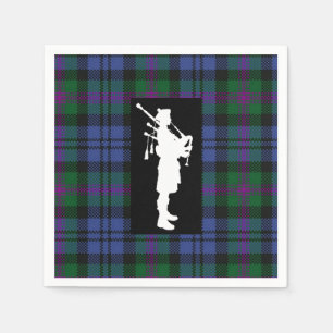 Scottish Bagpiper Napkins Pappersservett
