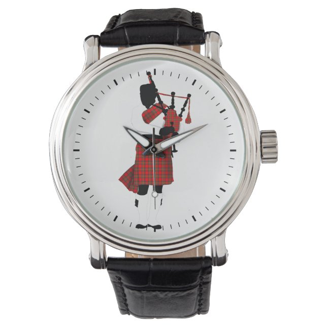 Scottish Bagpipes Armbandsur (Framsida)