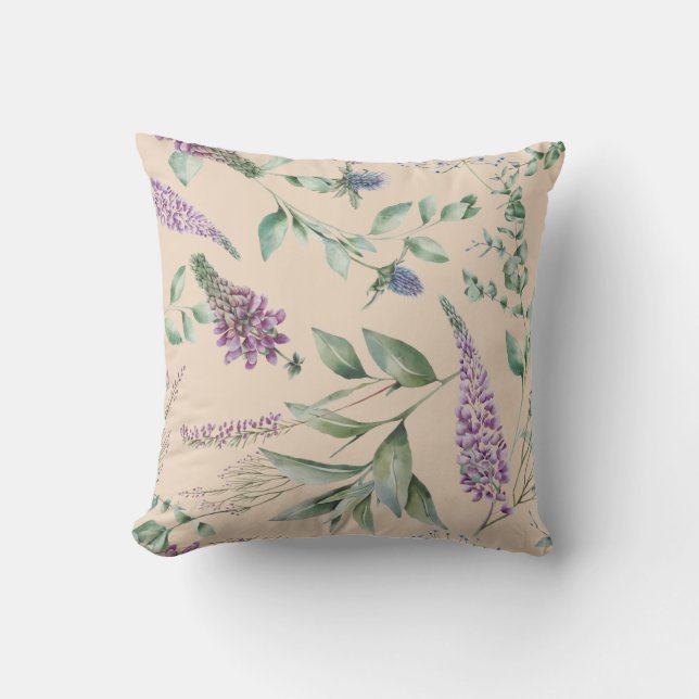 Scottish Blommigt Kudde (Framsida)