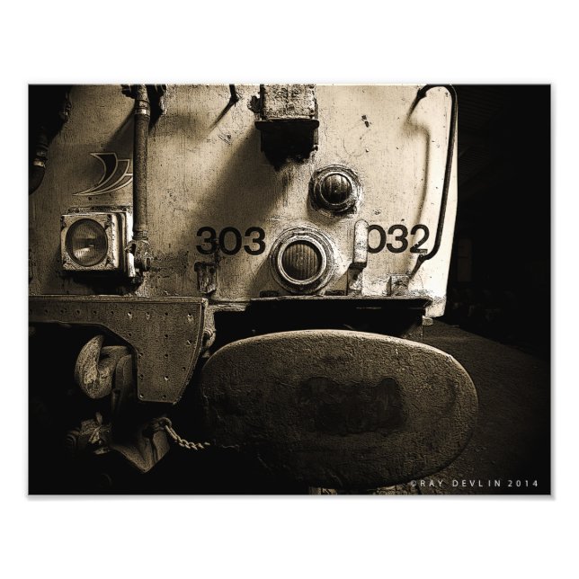 Scottish Blue Tåg Fototryck (Framsidan)