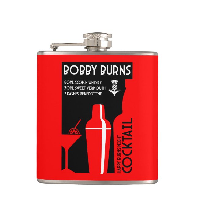 Scottish Bobby Burns Whiskey Cocktail Fickplunta (Framsidan)