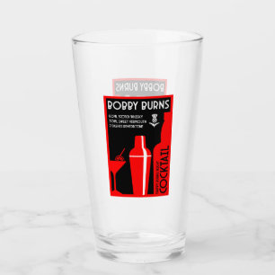 Scottish Bobby Burns Whiskey Cocktail Glaskopp