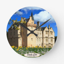Scottish Brodie Klans Castle Photo Wall Clock