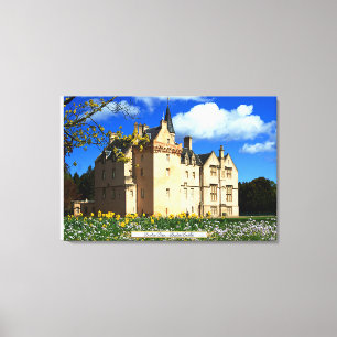 Scottish Brodie Klans Morayshire Castle Canvastryck