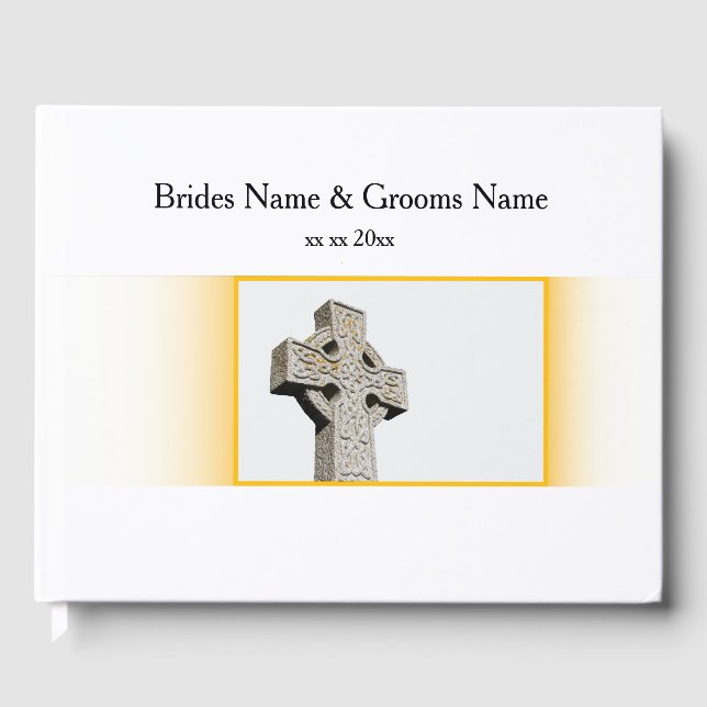 Scottish-Bröllop-Celtic-Kor Gästböcker (Framsida)