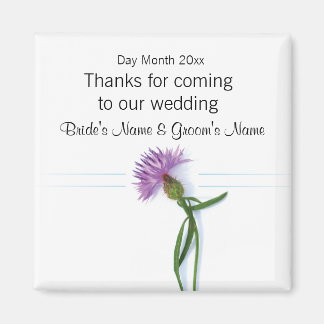 Scottish Bröllop Souvenirs, Gifts, Giveaways Magnet