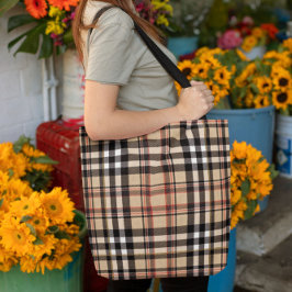 Scottish Brown Play Tote Tygkasse