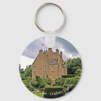 Scottish Burnett Klans Crathes Castle Keychain