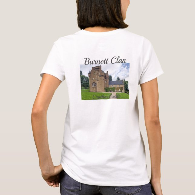 Scottish Burnett Klans Crathes Castle T-Shirt (Baksida)