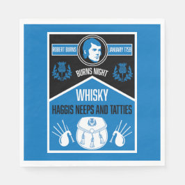 Scottish Burns Night Pappersservett