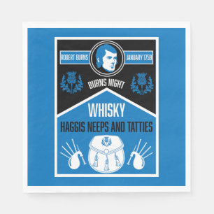 Scottish Burns Night Pappersservett