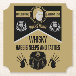 Scottish Burns Night Underlägg Papper