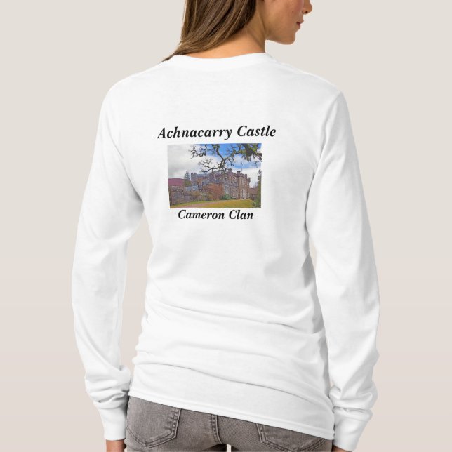 Scottish Cameron Klans Achnacarry Castle T-Shirt (Baksida)