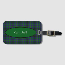 Scottish Campbell Family Tartan Personlig Bagagebricka