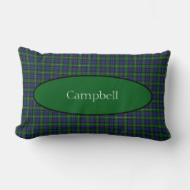 Scottish Campbell Family Tartan Personlig Lumbarkudde