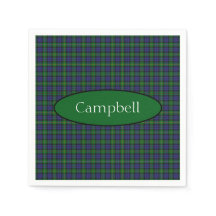 Scottish Campbell Family Tartan Personlig