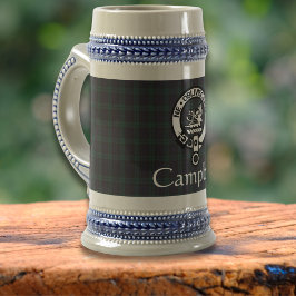 Scottish Campbell Vapensköld Badge & Tartan Sejdel
