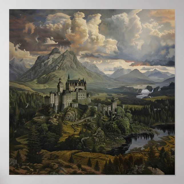 Scottish Castle Poster (Framsidan)