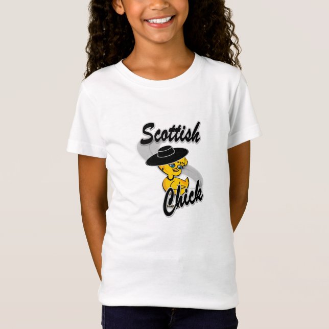 Scottish Chick #4 Tee Shirt (Framsida)