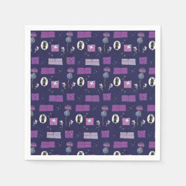 Scottish Collection Lila Thistle Napkins Pappersservett