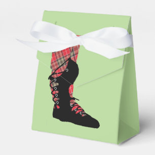 Scottish Dancing Feet Tartan Peraonalized Party Presentaskar