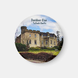 Scottish Davidson Klans Tulloch Castle Magnet