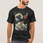 Scottish Deerhound Japansk Kanagawa Wave Funny Su T Shirt<br><div class="desc">Scottish Deerhound Japansk Kanagawa Wave Funny Surfa Hund 1</div>