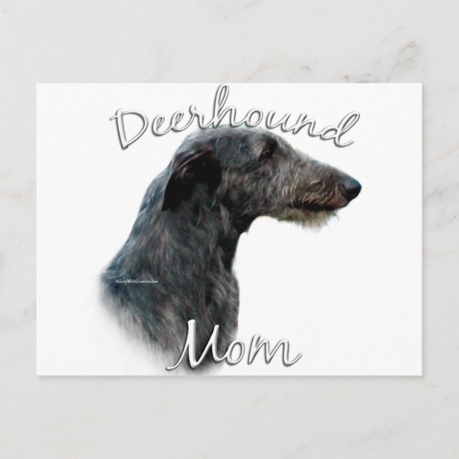 Scottish Deerhound Mamma 2 Vykort (Framsida)