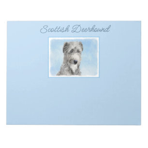 Scottish Deerhound Painting - Cute Original Hund A Anteckningsblock