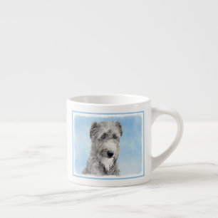 Scottish Deerhound Painting - Cute Original Hund A Espressomugg