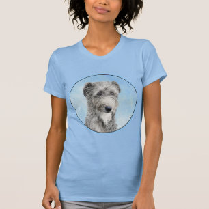 Scottish Deerhound Painting - Cute Original Hund A T Shirt