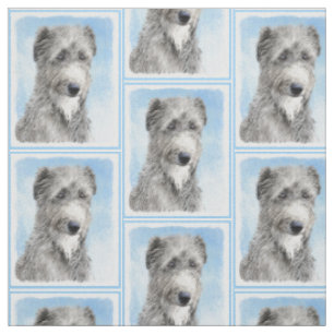 Scottish Deerhound Painting - Cute Original Hund A Tyg