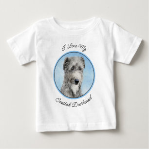 Scottish Deerhound Painting - Original Hund Art T Shirt