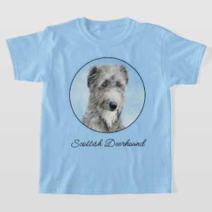 Scottish Deerhound Painting - Original Hund Art T Shirt