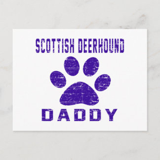 Scottish Deerhound pappa Gifts Designs Vykort