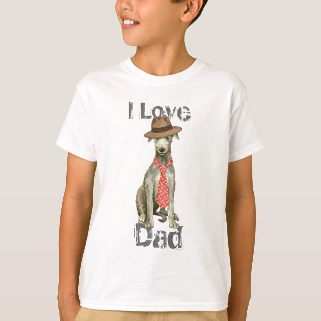 Scottish Deerhound Pappa T Shirt (Framsida)