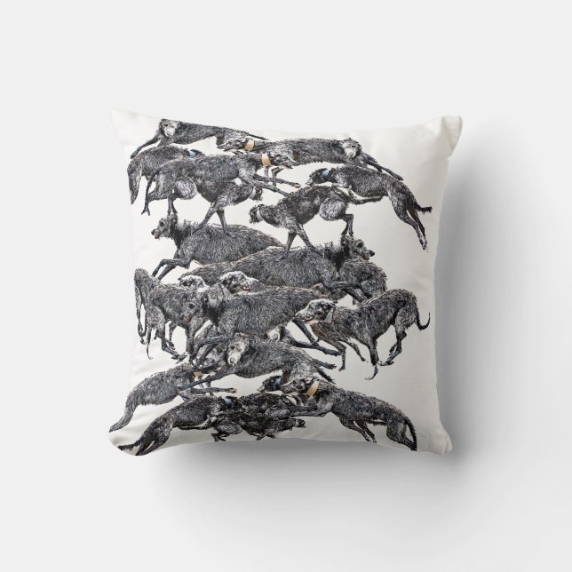Scottish deerhounds en goguette kudde (Framsida)