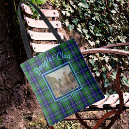 Scottish Douglas Klans Castle Painting Tote Bag Tygkasse