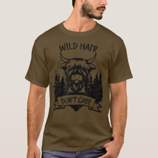 Scottish Farmer Vild Hair bryr sig inte om Scottis T Shirt