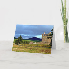 Scottish Farquharson Klans Braemar Castle Gift Anteckningskort
