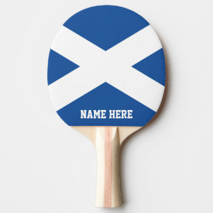 Scottish flagga anpassningsbar bord tennis ping po pingisracket
