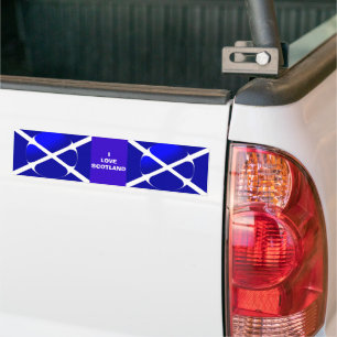 Scottish Flagga Bildekal