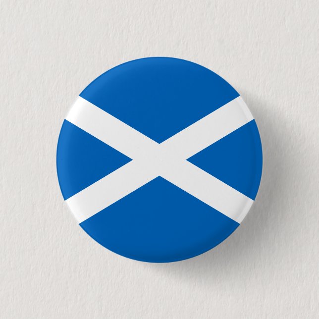 Scottish Flagga, Flagga of Scotland Knapp (Framsida)