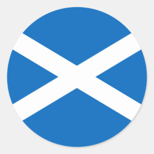 Scottish Flagga, Flagga of Scotland Runt Klistermärke