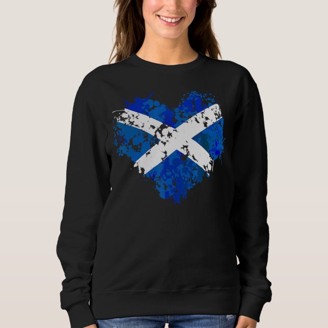 Scottish Flagga För barn & Scottish Expt från Skot T Shirt (Framsida)