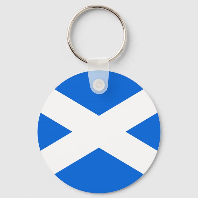 Scottish Flagga kccn Nyckelring (Framsida)