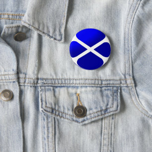 Scottish Flagga Knapp